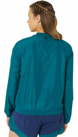 Женская Кофта теннисная Asics Nagino Tennis Bomber Jacket - Бирюзовый
