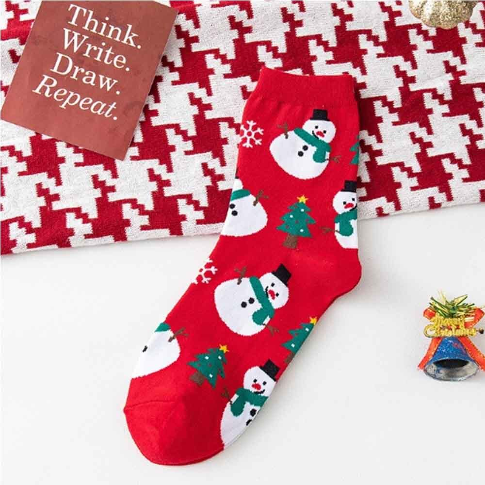 Носки Снеговик