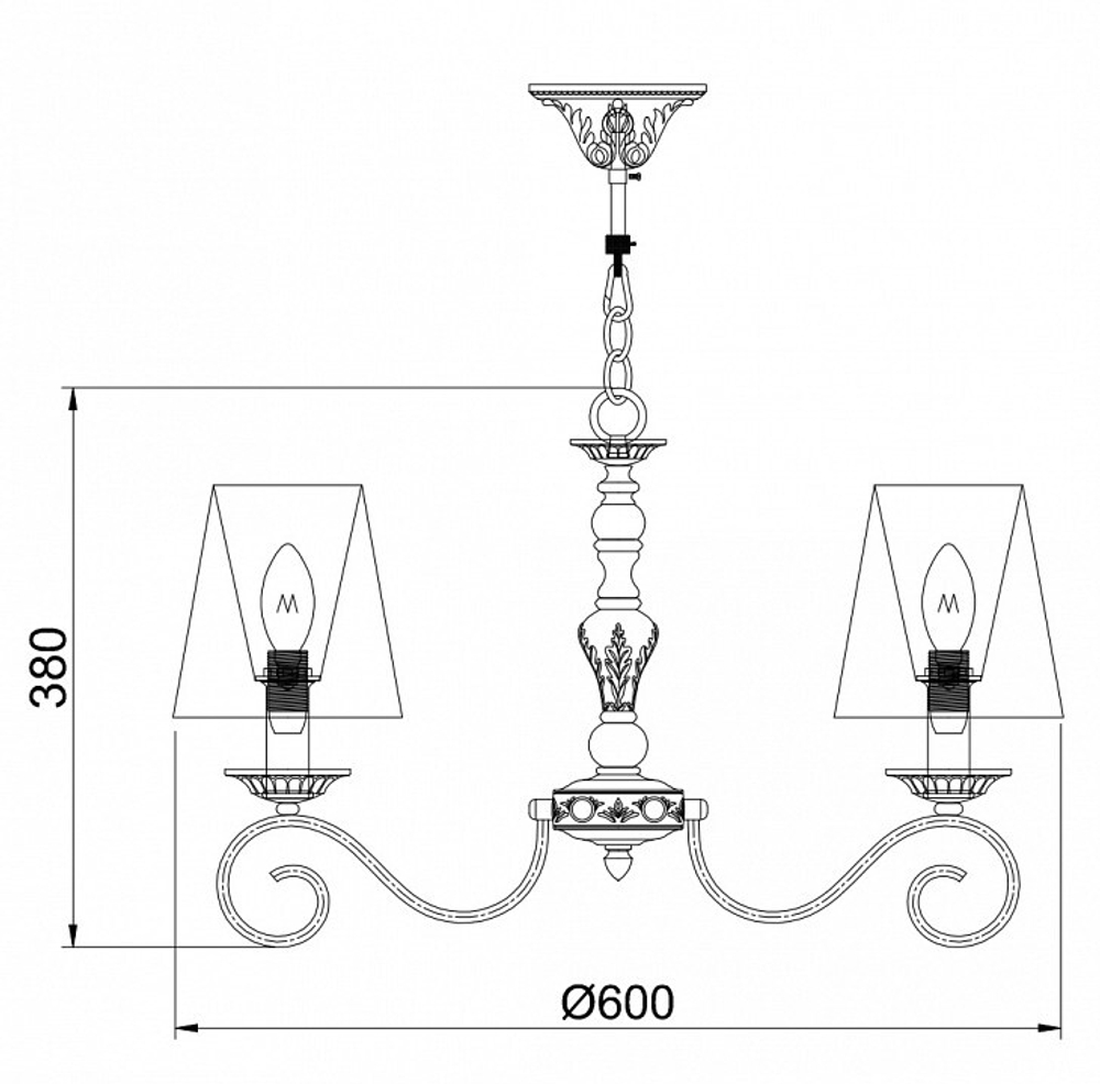 Подвесная люстра Maytoni ARM023-06-S