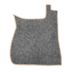 Ковры CHENGLONG (экокожа, бежевый, бежевый кант, синяя вышивка)