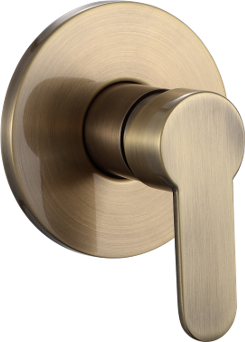 5102-D Смеситель вст. для душа круг. (БРОНЗА) GANZER  (10/1шт)