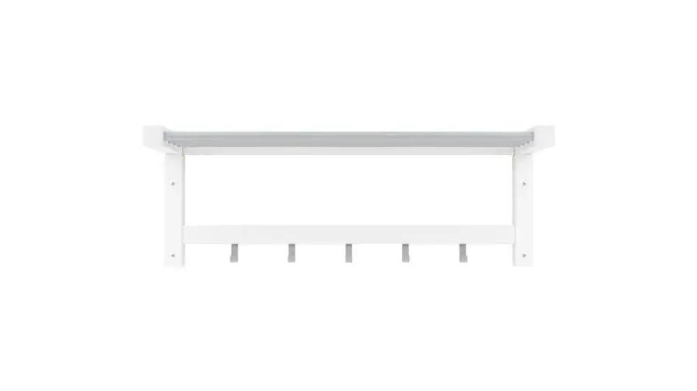 Вешалка - аналог IKEA/МИЧА/ИКЕА, 82x33см, белый