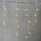 Светодиодная бахрома с колпачком 4,9 x 0,5 м тепло-белая 220В, 200 LED, провод прозрачный ПВХ, IP65 (PIL200CAP-10-2WW)