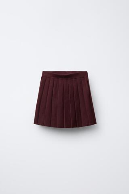 ZARA ЮБКА В СКЛАДКУ, РОЗОВЫЙ