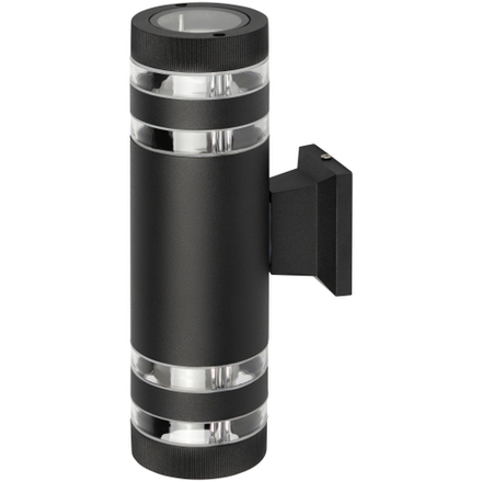 Светильник уличный настенный ЭРА «Адрия» GBW-102-BL-0300 230В 2хЕ27 max 30Вт IP54 300х150x90 вверх/вниз черный
