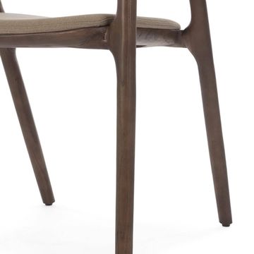 Стул Canada американский ясень и коричневая ткань