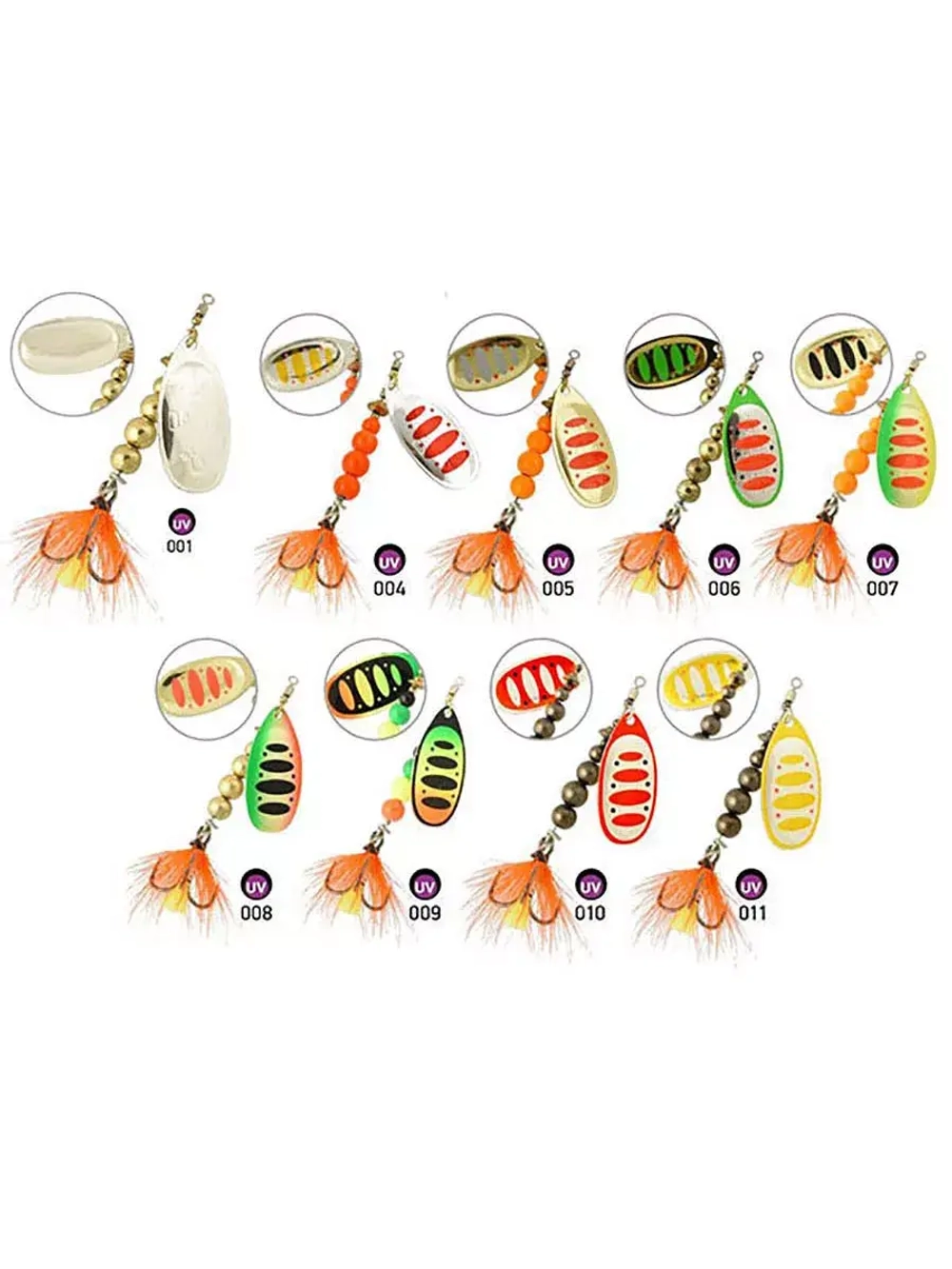 Блесна для рыбалки вращающаяся  Daffy 5,3гр. 005