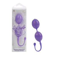 Фиолетовые вагинальные шарики 3,75см California Exotic Novelties LAmour Premium Weighted Pleasure System SE-4649-14-3