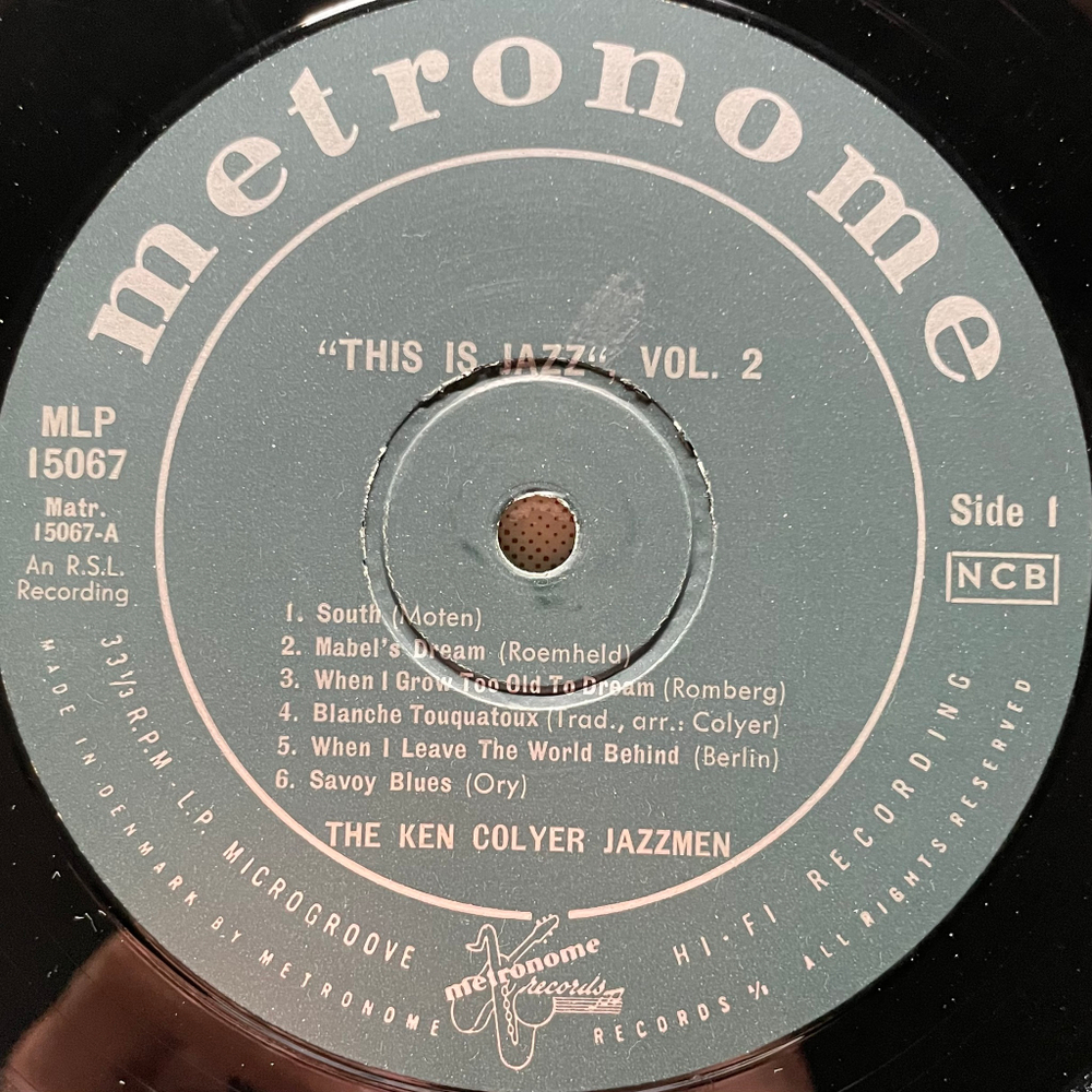 The Ken Colyer Jazzmen – This Is Jazz Volume Two (Дания)