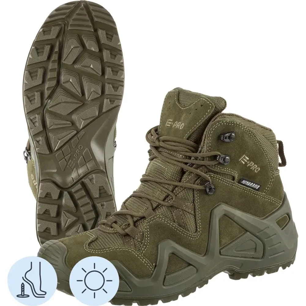 Ботинки треккинговые E-pro Хаки