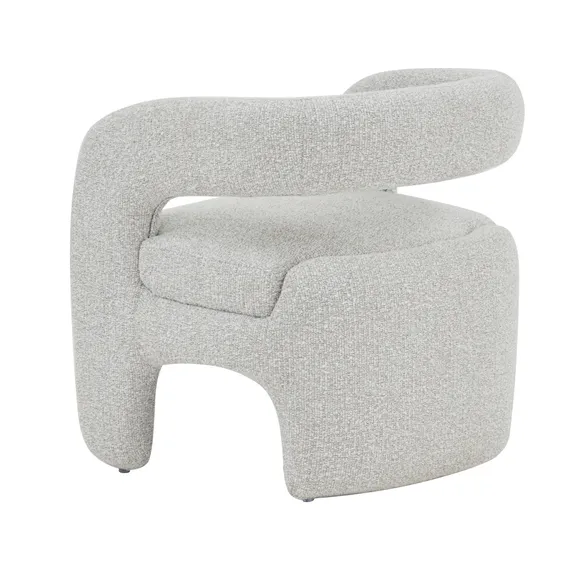 Лаунж-кресло Boon, жемчужное букле