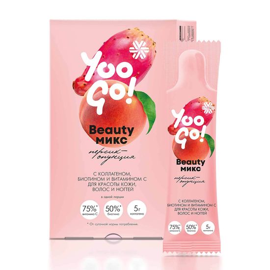 Напиток Beauty-микс (персик-опунция) Yoo Gо