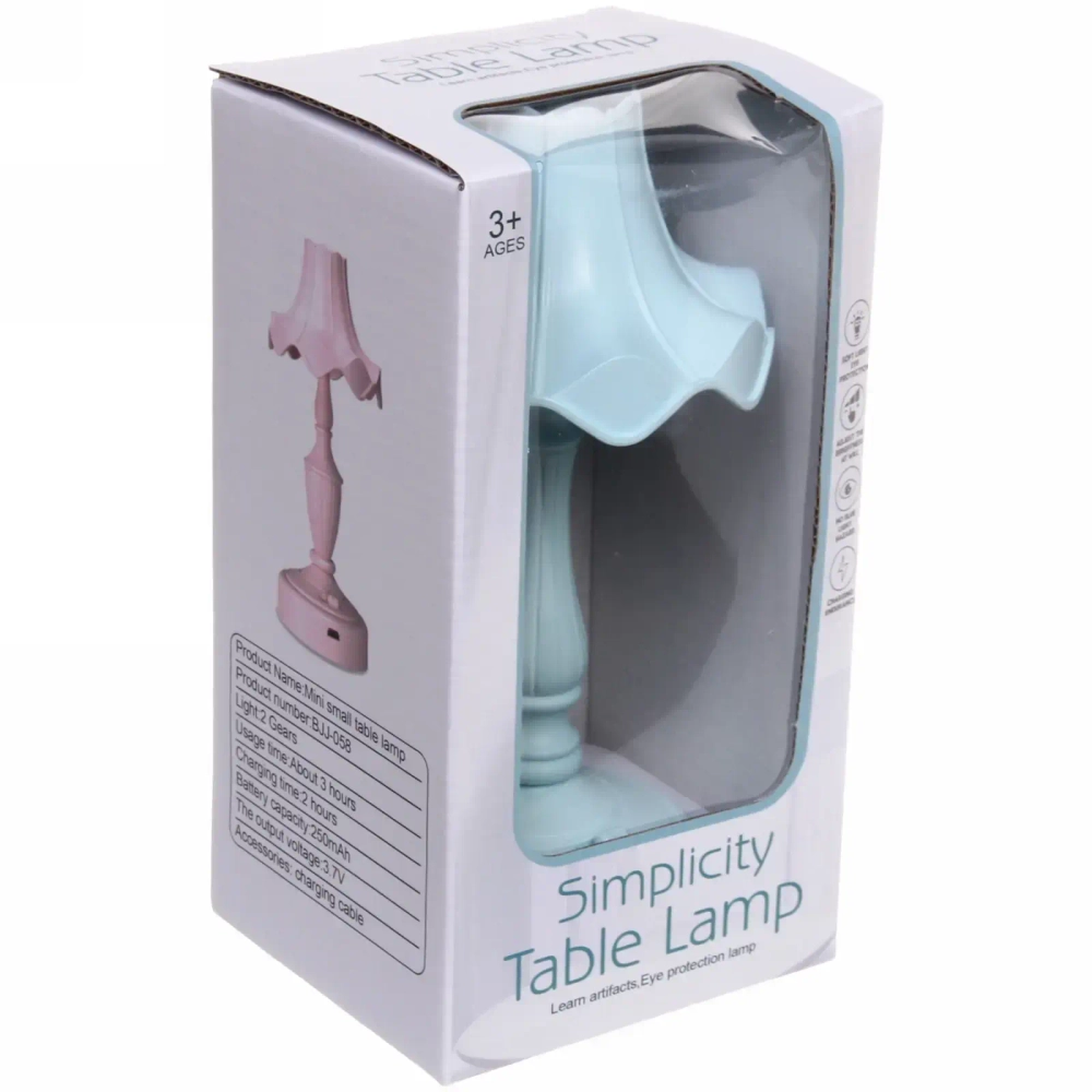 Светильник настольный «Marmalade-Ариста» LED 19*9,5см цвет голубой USB