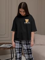 Костюм для девочки Мишель-1 Виотекс ЧЁРНЫЙ