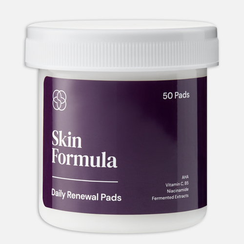 SKIN FORMULA Daily Renewal Pads Мультивитаминные обновляющие салфетки с регенерирующим действием, 50 шт