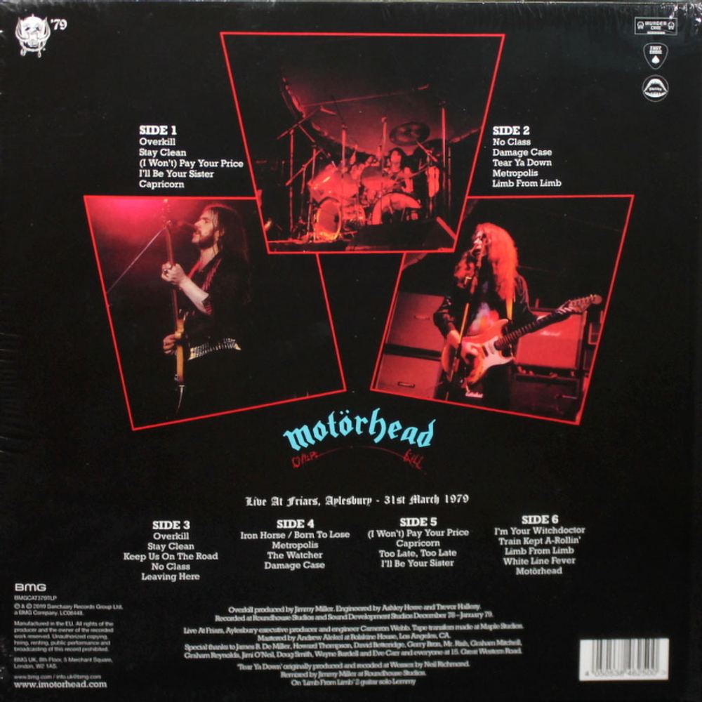 Motorhead / Overkill (Deluxe Edition)(40th Anniversary Edition)(3LP)