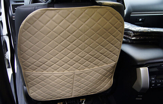 Накидка защитная спинки переднего сидения Coolpart MAXIMAL - Ромб - JJ-39-BGBG - бежевый/ шов бежев