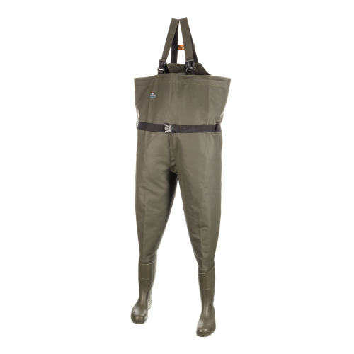 Рыбацкий полукомбинезон из винитола с сапогами из ЭВА "Водяной"