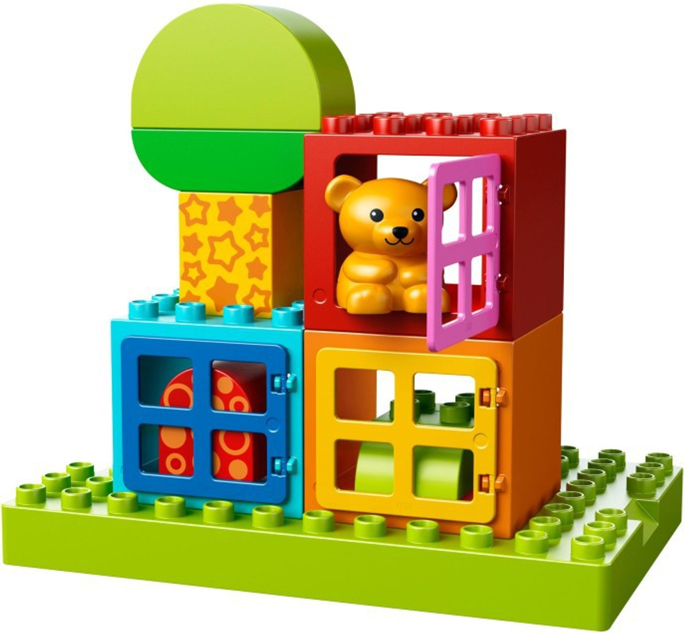 LEGO Duplo: Строительные блоки для игры малыша 10553 — Toddler Build and Play Cubes — Лего Дупло