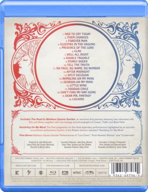 Eric Clapton And Steve Winwood / Live From Madison Square Garden (Blu-ray)