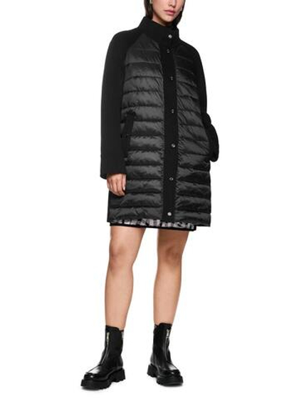 Marc Cain Пальто из шерсти со стеганой вставкой