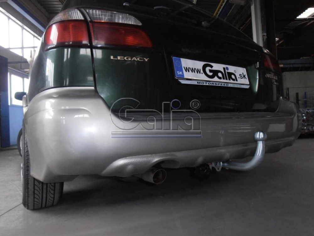 Фаркоп оцинкованный Galia S047A для Subaru Legacy Station Wagon (BE/BH) 1999-2003, Subaru Outback 4WD 1999-2003(паспорт и сертификат в комплекте)(без электрики)