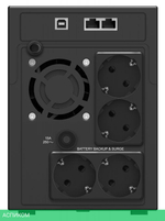 Источник бесперебойного питания Ippon Smart Power Pro II Euro 1600 960Вт 1600ВА черный (1029742)