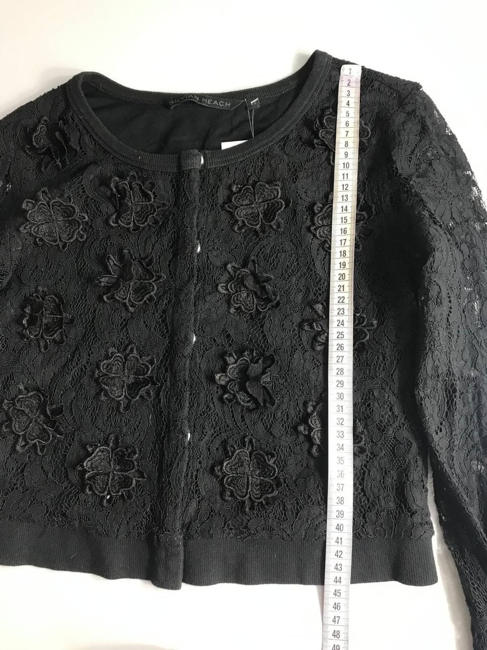 Кардиган Silvian Heach кружевной, маркировка ХS, визуально 42 размер