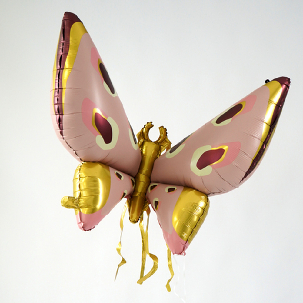 К Фигура 3D, Бабочка Фея, Розовый, 50"/127 см, 1 шт. (В упаковке)