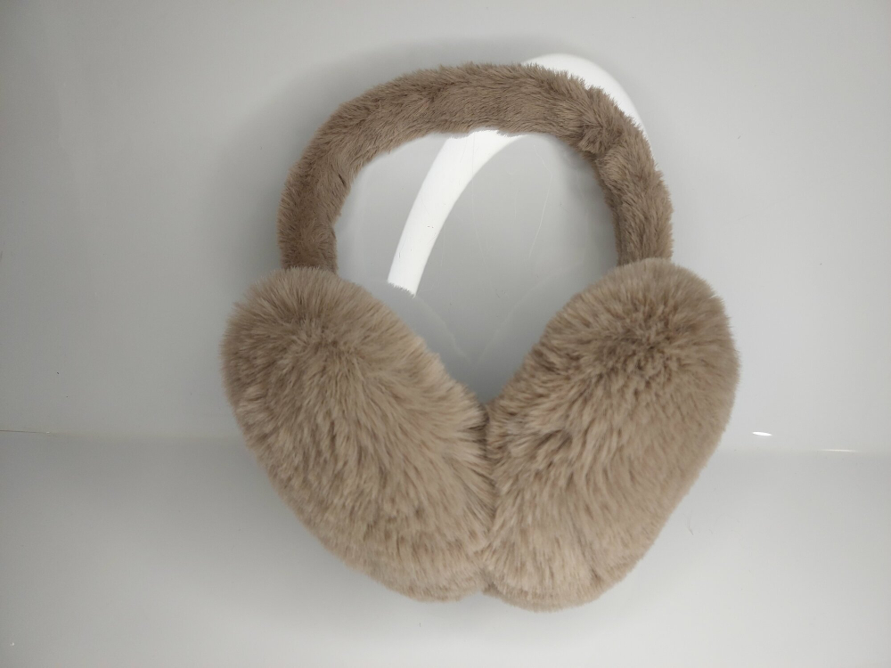 Наушники, меховые, тёплые, розовые, универсальные, 46-52 размер