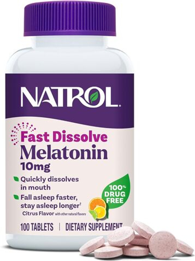Антиоксидант Natrol Melatonin 10 мг 100 таблеток