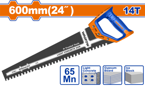 Ножовка по пенобетону 600 мм (6/12) WADFOW WHW9124