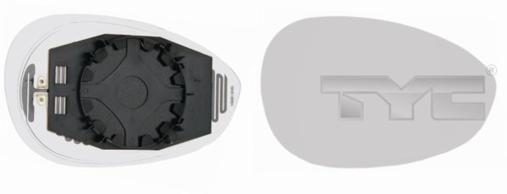 TYC - 30900671-TYC - Mirror Glass, exterior mirror - Povrat artikla narucenog iz Njemacke nije moguc.