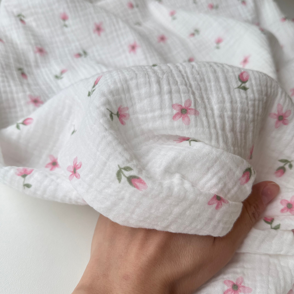 Муслин Мелкие тюльпанчики