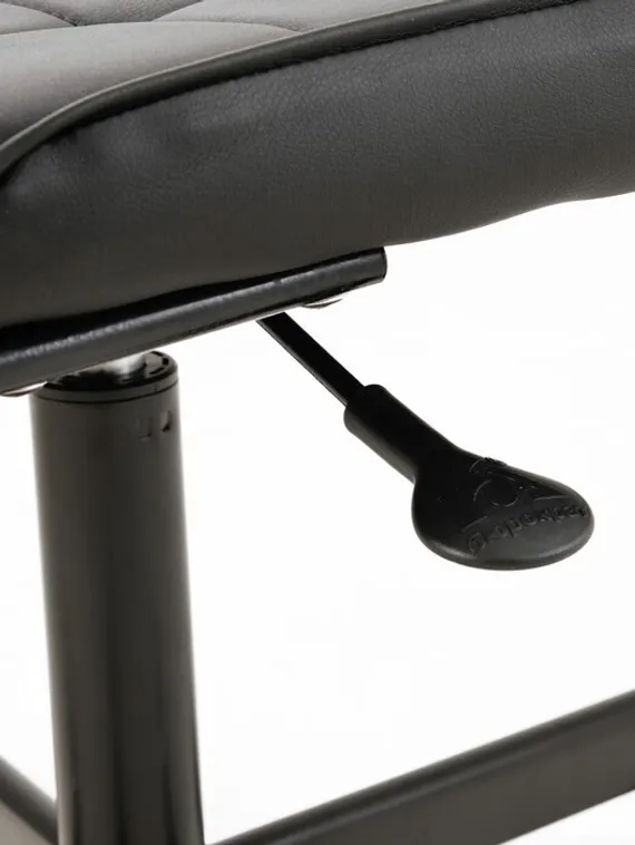 Кресло Бюрократ CH-330M черная эко.кожа Leather Black, крестовина металл черный