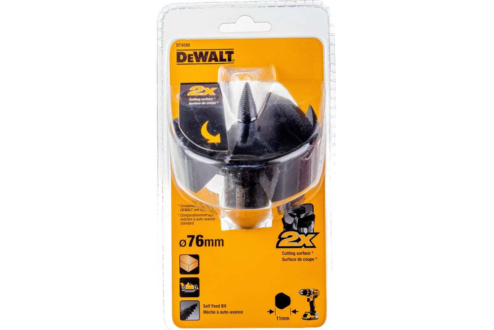Сверло Форстнера (76 мм) по дереву DEWALT DT 4588