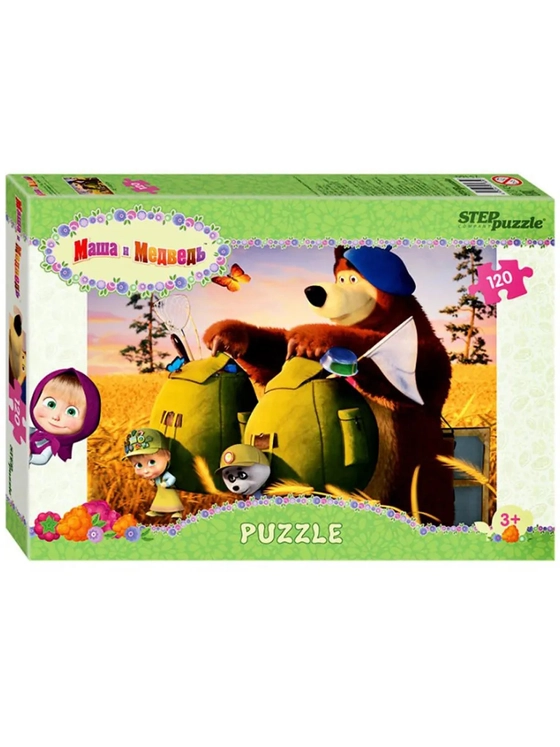 Пазл для детей 4 5 6 7 лет Маша и Медведь 2 104 элемента