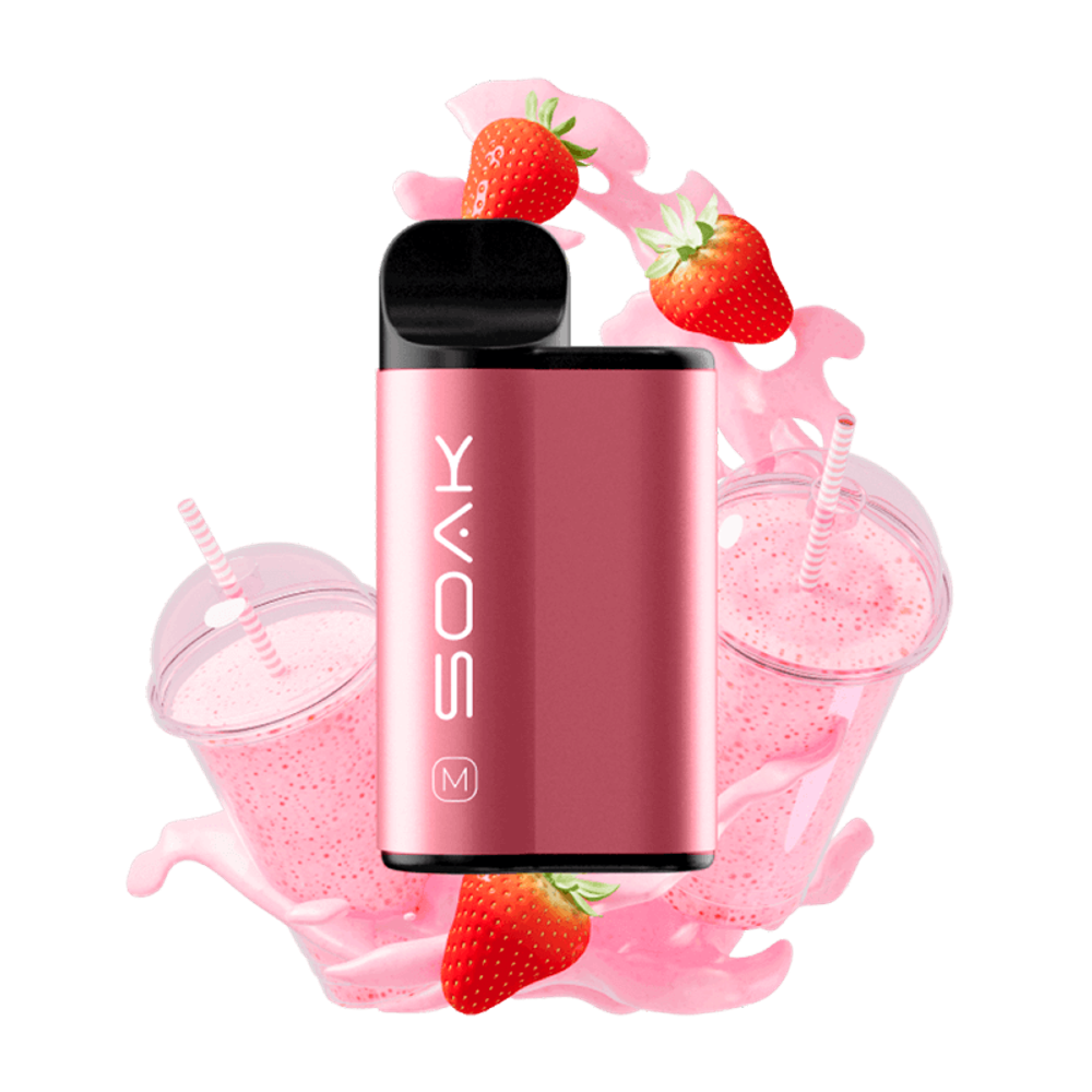 SOAK M - Strawberry Cream Dream (Клубничный милкшейк) 6000 затяжек