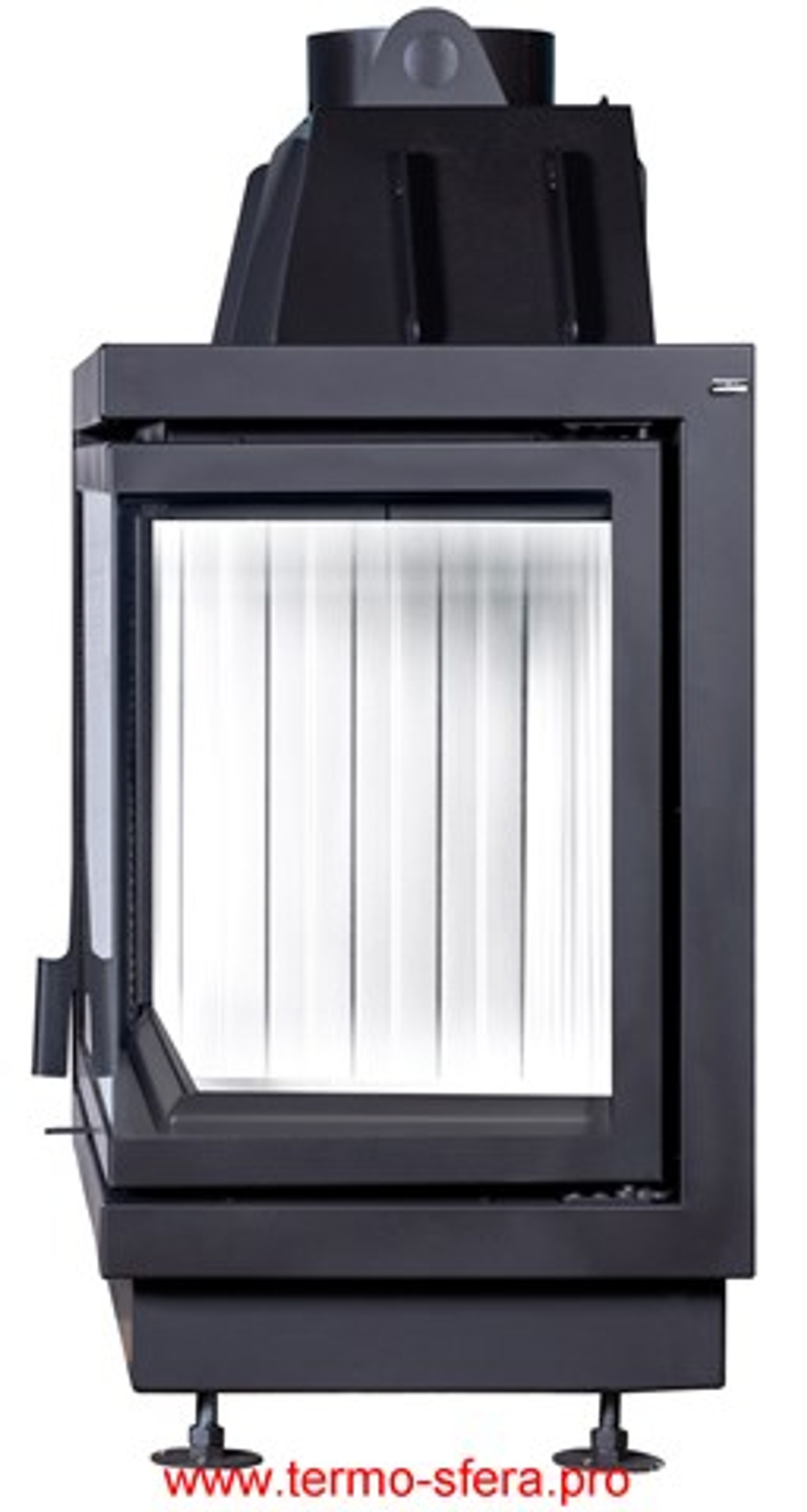 Каминная топка Экокамин Альфа 700 R два стекла правая