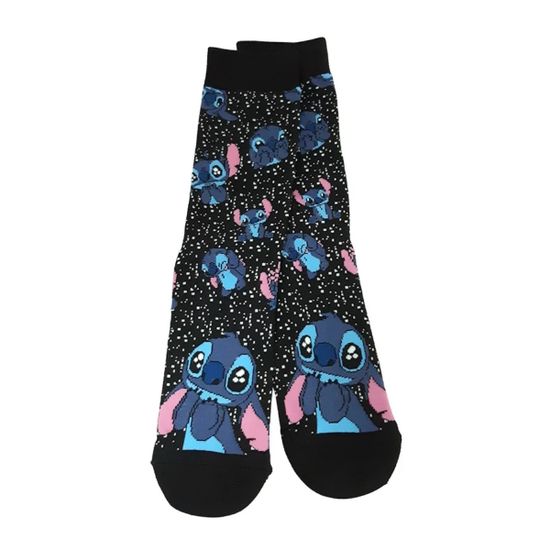 Носки Лило и Стич Стич и звездопад, р-р 38-44 (черный)