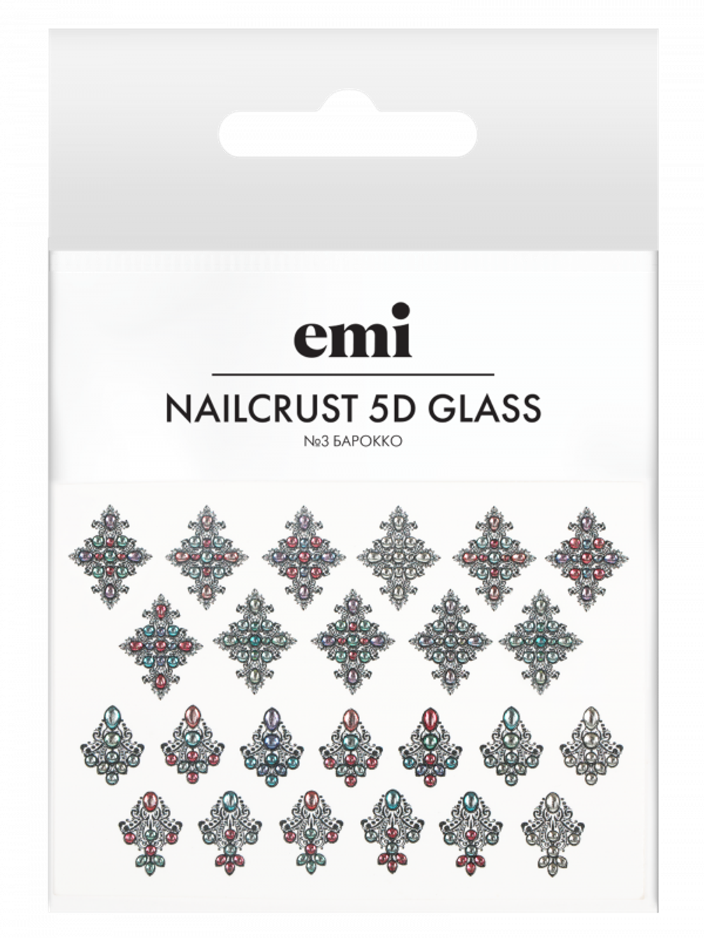 NAILCRUST 5D GLASS №3 Барокко