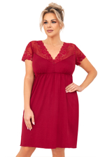 Livia nightdress plus Burgundy