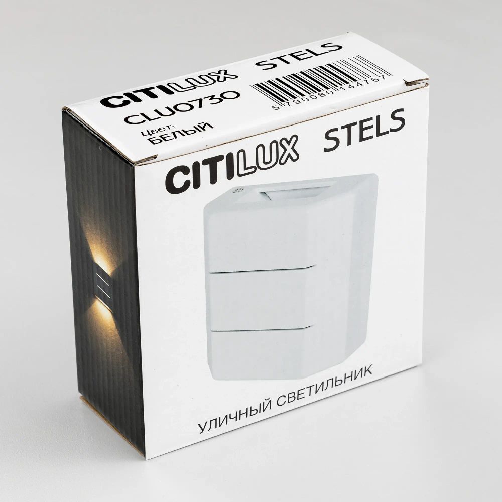 Citilux STELS CLU0730 LED Уличный настенный светильник Белый