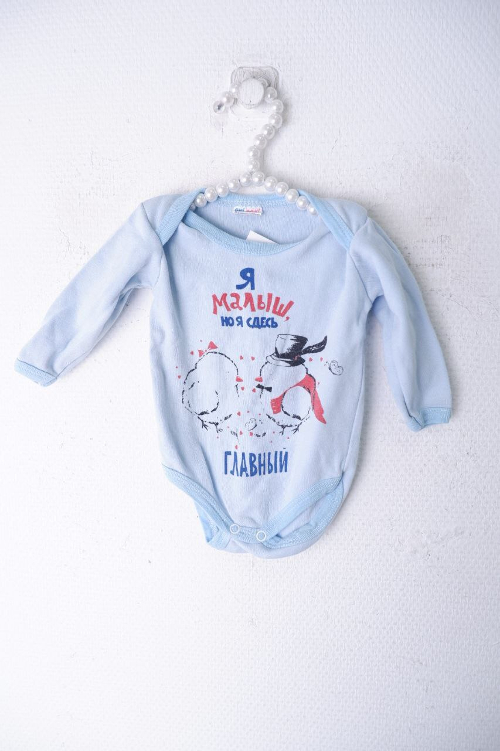 Боди OkiDoki с принтом 3 месяца