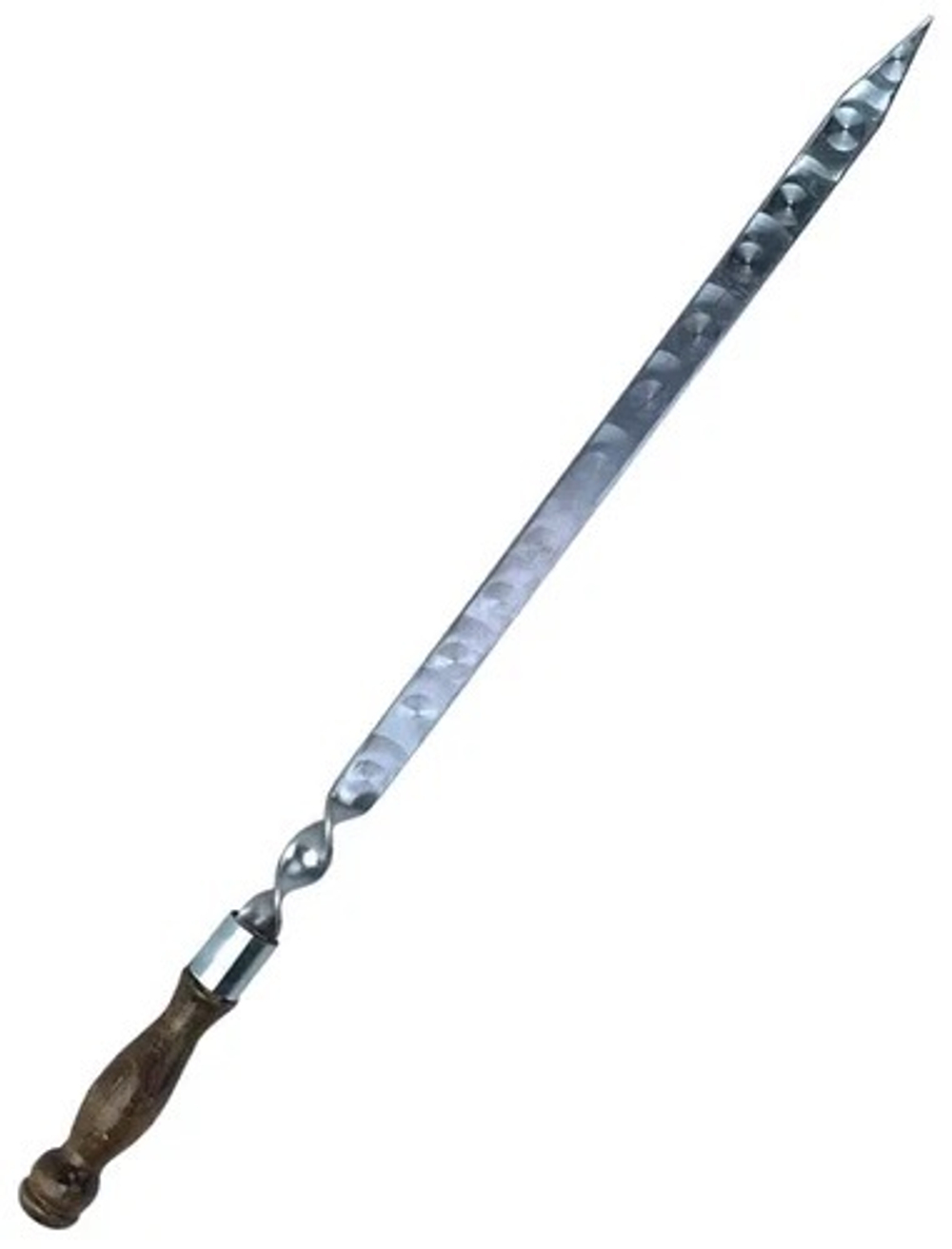 Шампур с деревянной ручкой кольцо для люля РК 3*20*500 мм