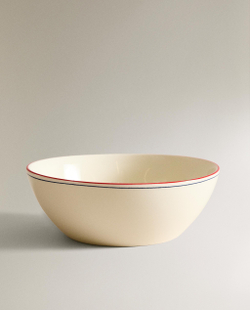 Zara Home миска из фарфора, цвет разноцветный, 16 см · 9610/211