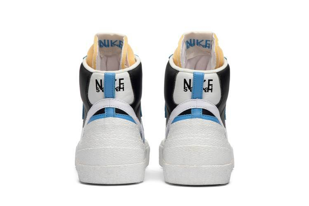 Кроссовки Sacai X Nike Blazer Black Blue