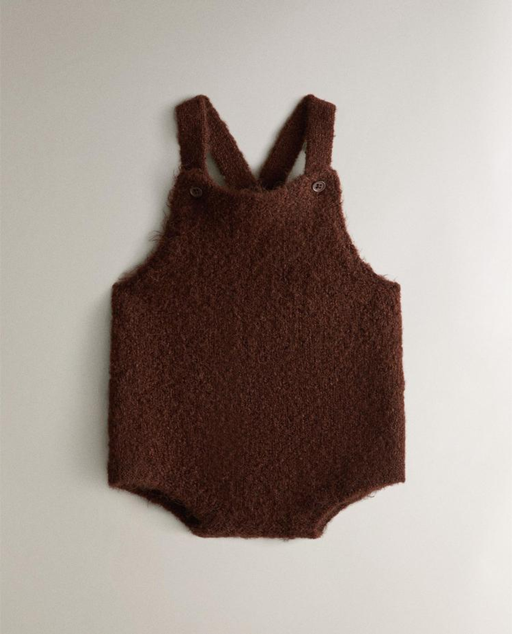 ZARA HOME ДЕТСКИЙ КОМБИНЕЗОН, КОРИЧНЕВЫЙ