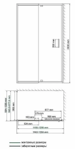 Душевой уголок WasserKRAFT Berkel 48P10 120x100