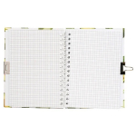 Блокнот детский Basir на замке, формат А6, серия "Авокадо", переплет 7БЦ, 18*13 см, 48 листов, ассорти